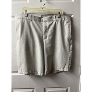 Nike Dri Fit Golf Shorts Mens 40 Stretch Khaki 10 inch inseam Lightweight